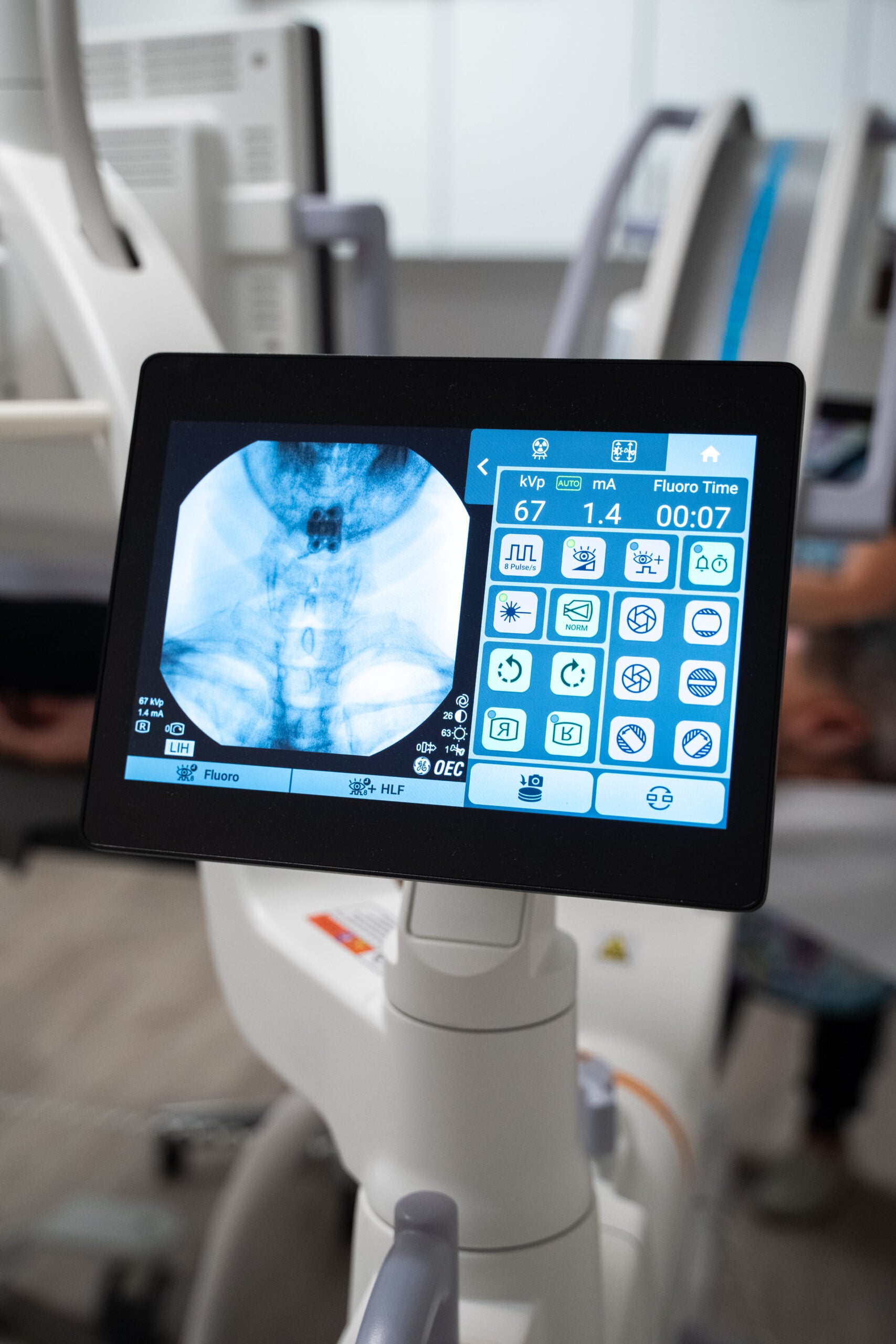 Image-guided regenerative procedure being performed at Pain Doctors Medical